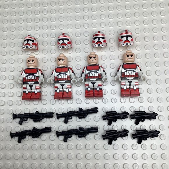 Star Wars minifigures Shock Troopers Clone Coruscant Guards LOT LEGO compatible - Picture 2 of 8